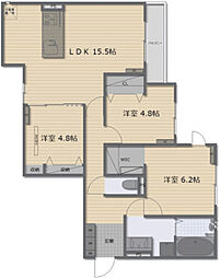 Gran Vievle北花田 2階