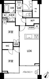 フィールド川和 2LDKの間取図画像