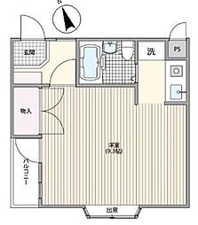 ロイヤル国立第一ビル 1Kの間取図画像