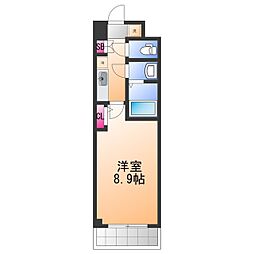 ナジック香ヶ丘マンション 1Kの間取図画像