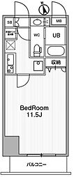 URBANFLATSIkebukuroPremium 1Kの間取図画像