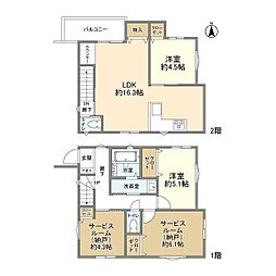 Ｋｏｌｅｔ片倉#08 2SLDKの間取り