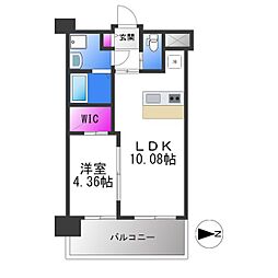 プレジオ荒本新町 1LDKの間取図画像