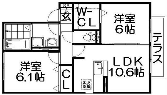 GreenValley香里ヶ丘A棟_間取り_0