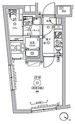 RELUXIA 都立大学 1階1Kの間取り