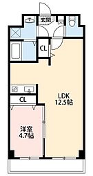 Emigrant 4階1LDKの間取り