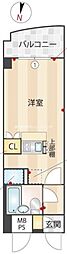 ワコーレ所沢 ワンルームの間取図画像