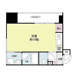 プロスペクト下鴨 ワンルームの間取図画像