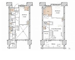 ブランシエスタ新丸子リバーフロント 3LDKの間取図画像