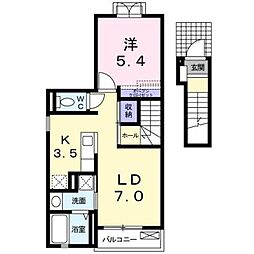 ティーコンフォート10 1LDKの間取図画像