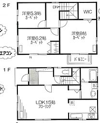 ウッディ昭島 1階3LDKの間取り