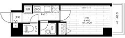 ステージファースト恵比寿 3階1Kの間取り