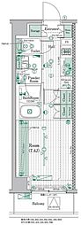 ブライズ高円寺 1Kの間取図画像