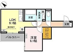 間取図画像 1LDK