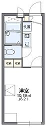 レオパレスメルベーユ 1Kの間取図画像
