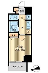 HF早稲田レジデンス 1Kの間取図画像