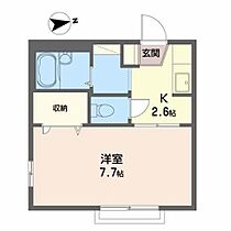 サンシャインＳＡＴＯ　II 202 ｜ 宮城県岩沼市中央３丁目4-4（賃貸アパート1K・2階・25.00㎡） その2