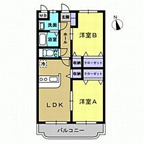 Ｙ＆Ｍアクアフォール 202 ｜ 茨城県結城市新福寺５丁目（賃貸マンション2LDK・2階・53.57㎡） その2