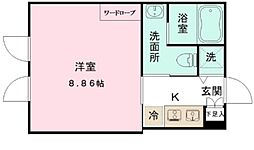 間取図画像 1K