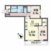 フェリシード五橋 102 ｜ 宮城県仙台市青葉区米ケ袋２丁目3-49（賃貸マンション2LDK・1階・67.43㎡） その2