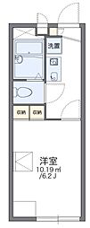 レオパレス明 1Kの間取図画像