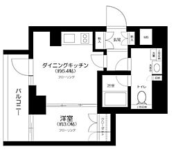 TAS田園調布レジデンス 1DKの間取図画像