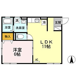 サバーブス相原 2階