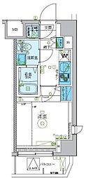 LEXE梶ヶ谷 1Kの間取図画像
