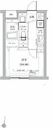 ベルシードステアー品川荏原 1Kの間取図画像