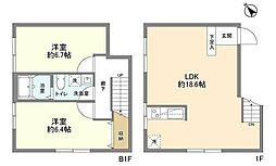 ランドパレス武蔵小山 2LDKの間取図画像
