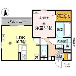 グランピース駒川 2階