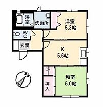 シャーメゾン伊野 A0103 ｜ 高知県吾川郡いの町3385-1（賃貸アパート2K・1階・43.61㎡） その2