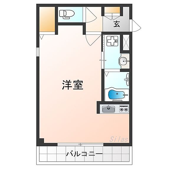 プランドール助松 ｜大阪府泉大津市森町１丁目(賃貸マンション1R・1階・30.40㎡)の写真 その2