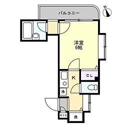 グリーンヒルコープ 1Kの間取図画像