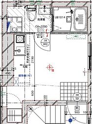 キレイナ中延 4階ワンルームの間取り