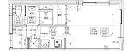 ES-Grande新宿中落合 1Kの間取図画像