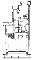 パークシティー高田馬場 3LDKの間取図画像