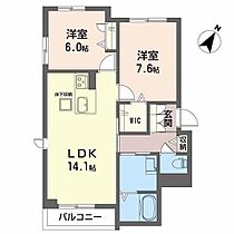 シャーメゾン　プレミアス　I 0103 ｜ 滋賀県彦根市竹ケ鼻町字岸之前332-9、332番19（賃貸マンション2LDK・1階・63.60㎡） その2