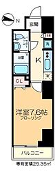 T-TERRACE西大島 1Kの間取図画像