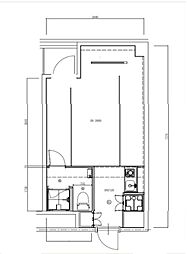 三番町パークライフ 3階ワンルームの間取り