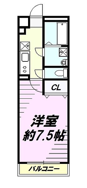 東京都八王子市東浅川町(賃貸マンション1K・地下2階・25.79㎡)の写真 その2