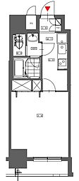 タイセイシティマンション 1Kの間取図画像