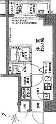ドルチェ東京・八重洲通り 1Kの間取図画像