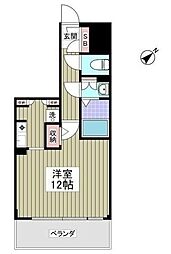 ナイスアーバン反町公園壱番館 ワンルームの間取図画像