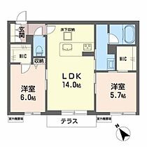 シャーメゾン　Ａ．Ｋａｔｓｕｂｅ 0102 ｜ 滋賀県守山市勝部２丁目字坊之内656-1、658（賃貸マンション2LDK・1階・60.91㎡） その2