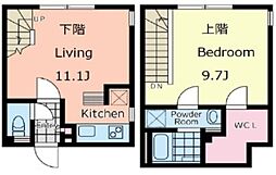 PASEO西新宿五丁目 1LDKの間取図画像
