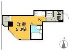 S・吉祥寺 3階ワンルームの間取り