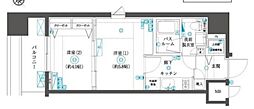 フェニックスヨコハマスクエア 2Kの間取図画像