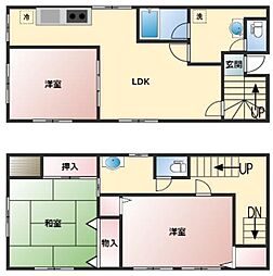芝大門KSビル 5階3LDKの間取り