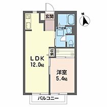 フレグランス伊藤　Ｂ 102 ｜ 福島県郡山市大槻町字麦塚3-2（賃貸アパート1LDK・1階・40.00㎡） その2